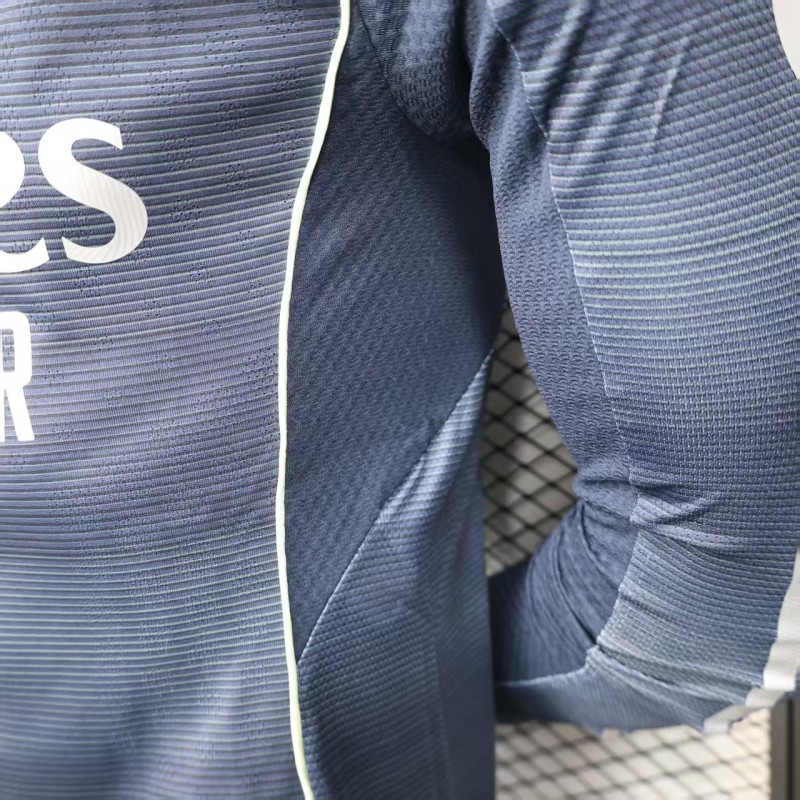 Player Version 25/26 Real Madrid Away Long Sleeve Jersey