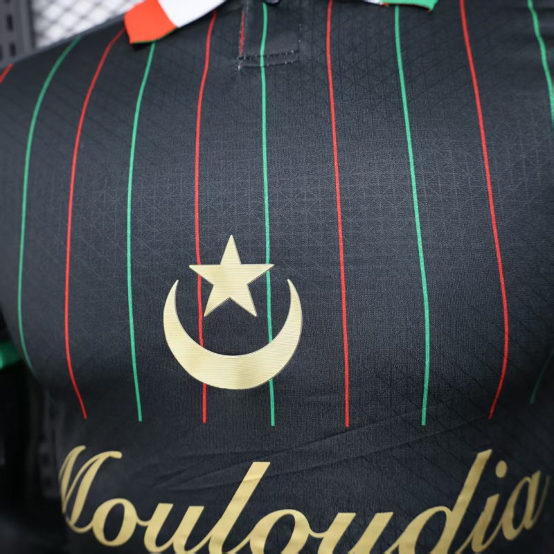 Player Version 25/26 CD Palestina Black Jersey