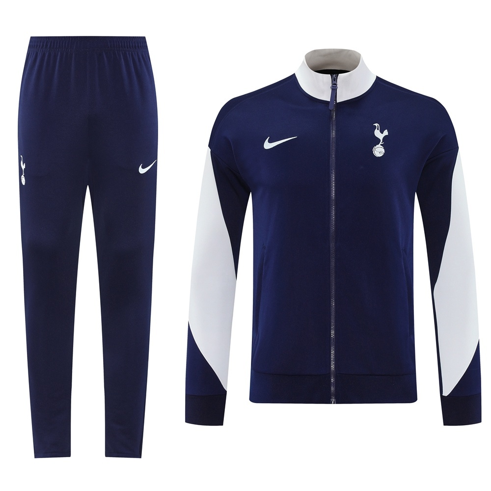 2025 NIKE Black/WHITE Full Zipper Jacket + Long Pants