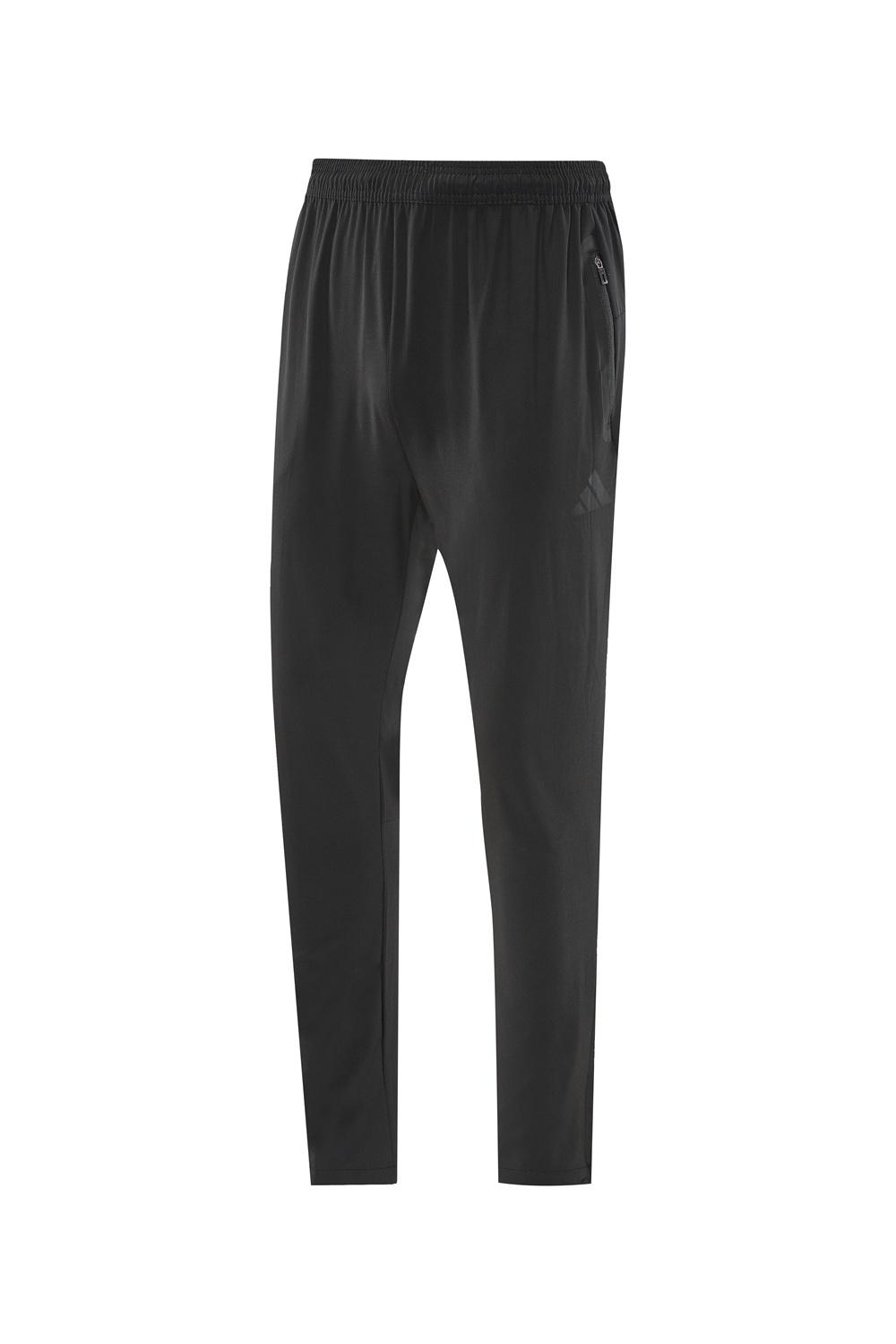 25/26 Adidas Black Hoodie Full Zipper Jacket + Long Pants