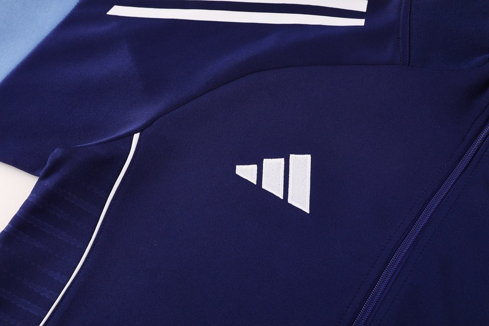 2025 Adidas Navy Full Zipper Jacket + Long Pants