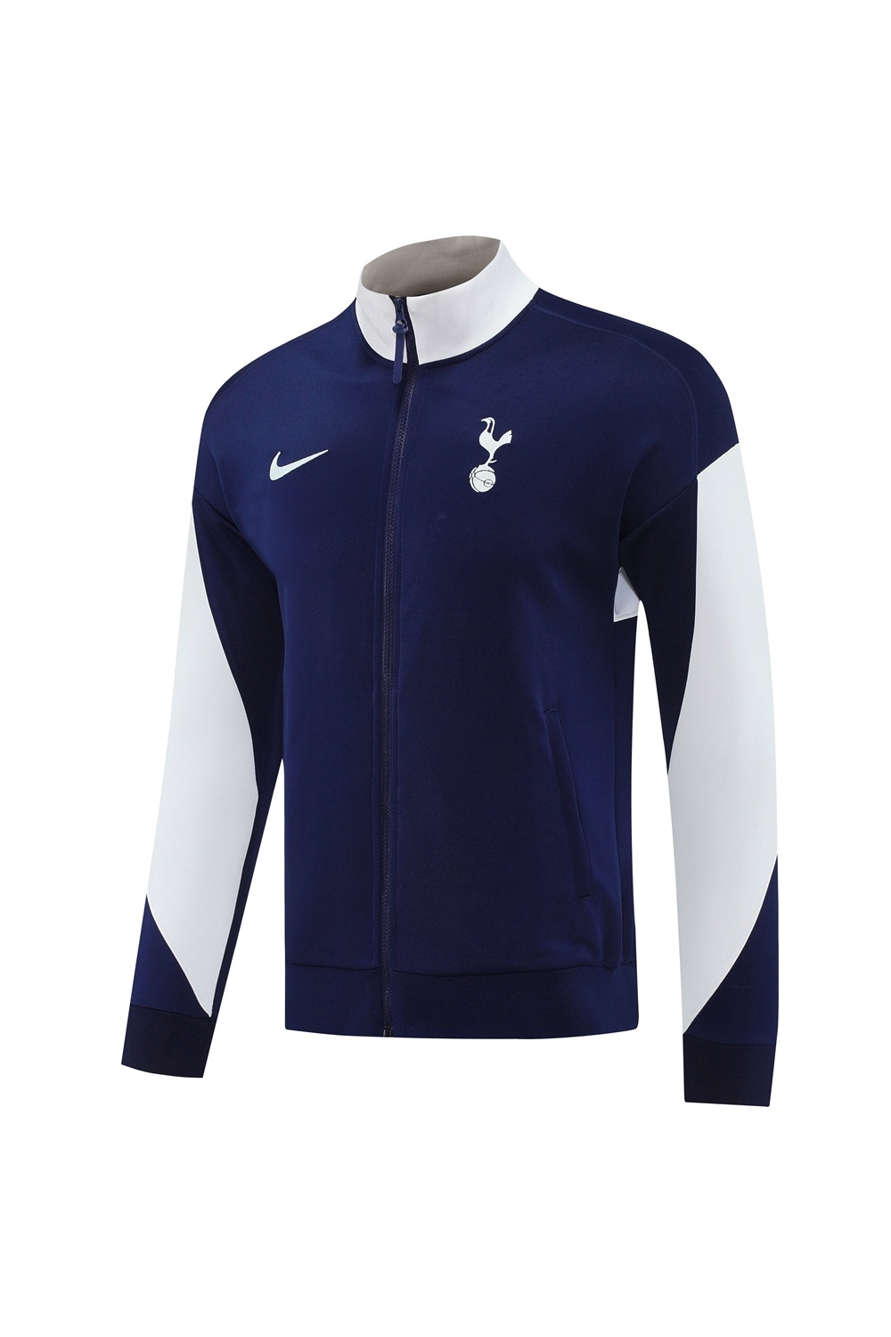 2025 NIKE Black/WHITE Full Zipper Jacket + Long Pants