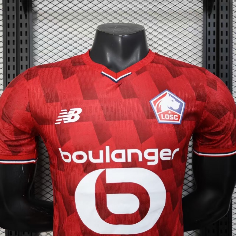 Player Version 25/26 Lille Home Jersey