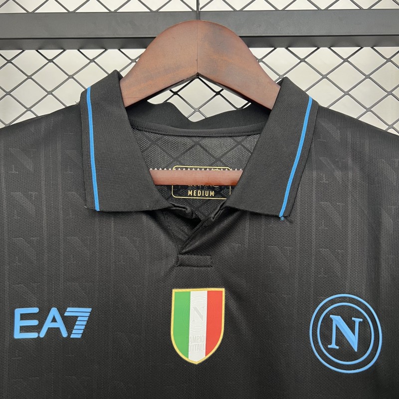 25/26 Napoli Third Black Jersey