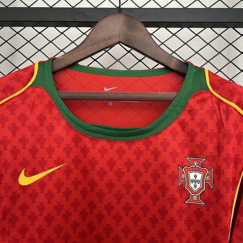 2004 Retro Portugal Home Jersey