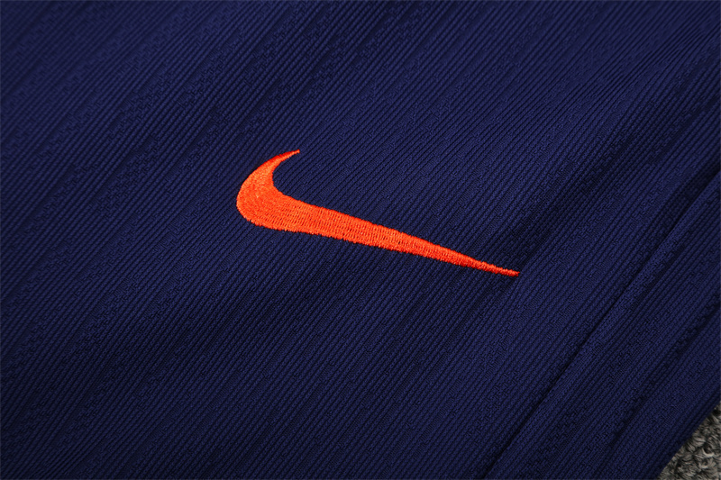 Player Version 25/26 Barcelona Orange T90 Half Zipper Jacket+Long Pants