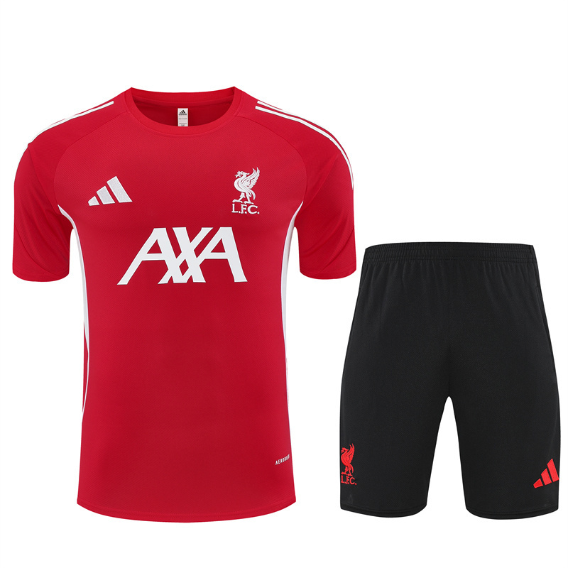 25/26 Liverpool Red  Short Sleeve Jersey+Shorts