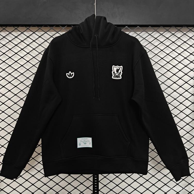 25/26 Liverpool Embroidered LogoHoodie 7 Colors
