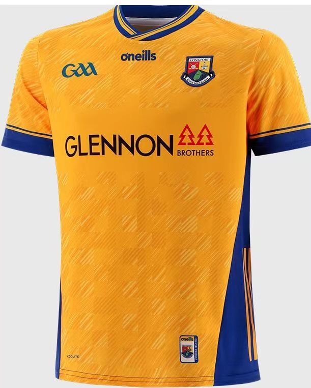 2026 Longford Gold with Blue Trim Jersey