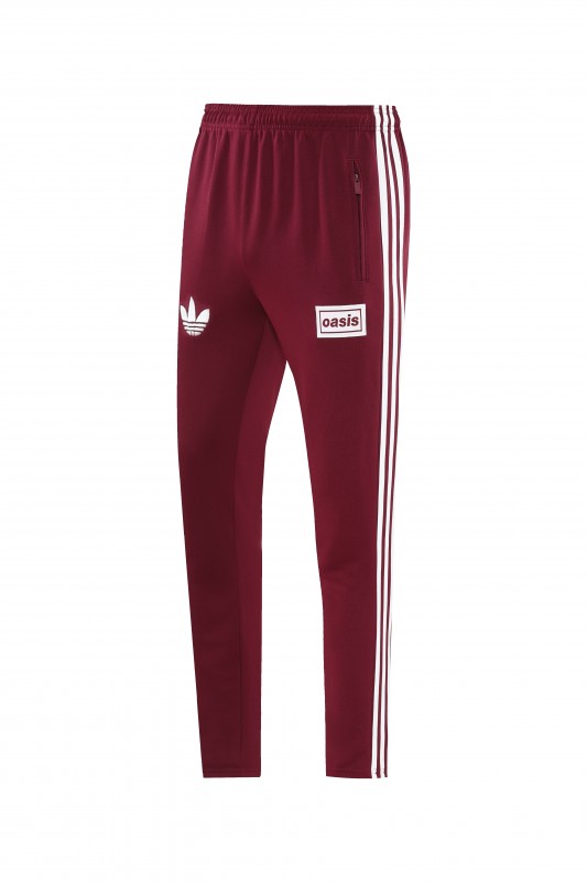 2026 Adidas x OASIS Wine Full Zipper Jacket + Long Pants