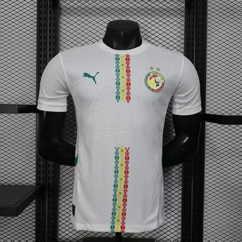 2026 Player Version Senegal Home White Double Stars Edition Jersey