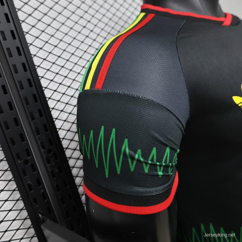 Player Version 2026 Jamaica Dark Grey Reggae Music Culture Special Edition Jersey