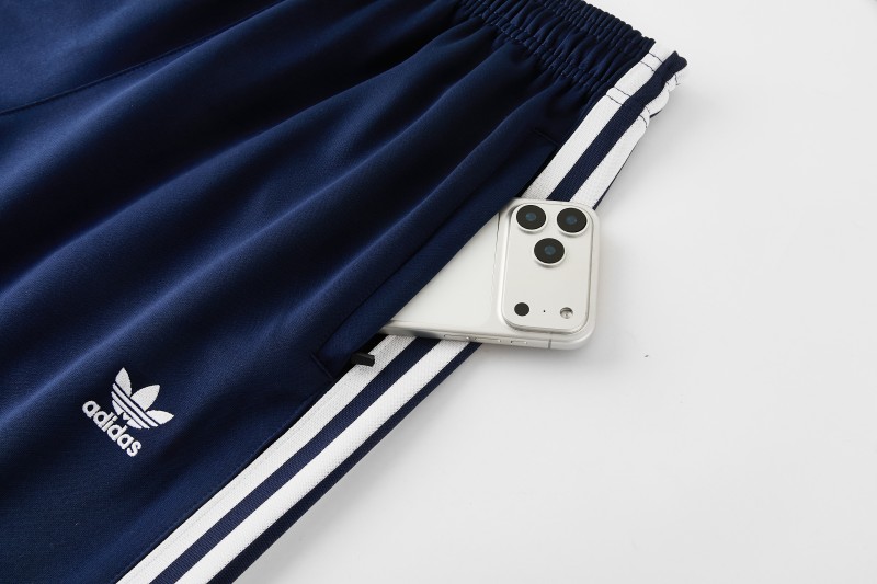 2026 Adidas Navy Blue Full Zipper Jacket + Long Pants