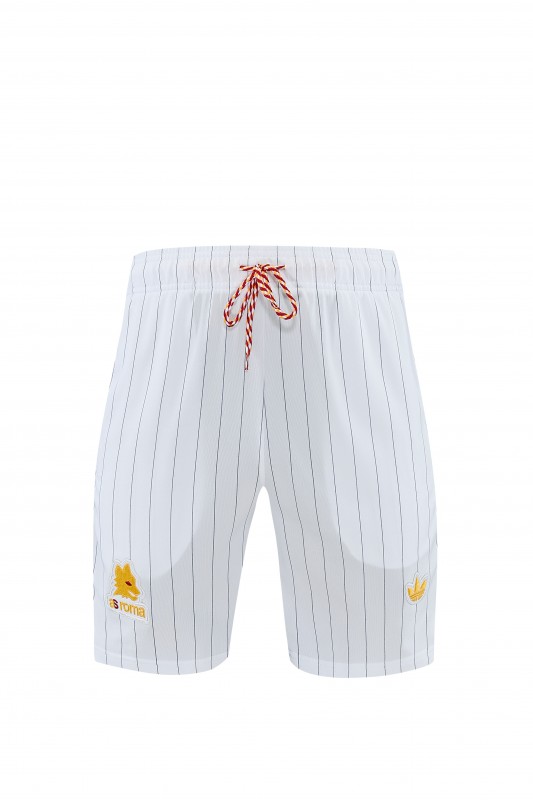 26/27 AS Roma White Short Sleeve+Soccer Shorts