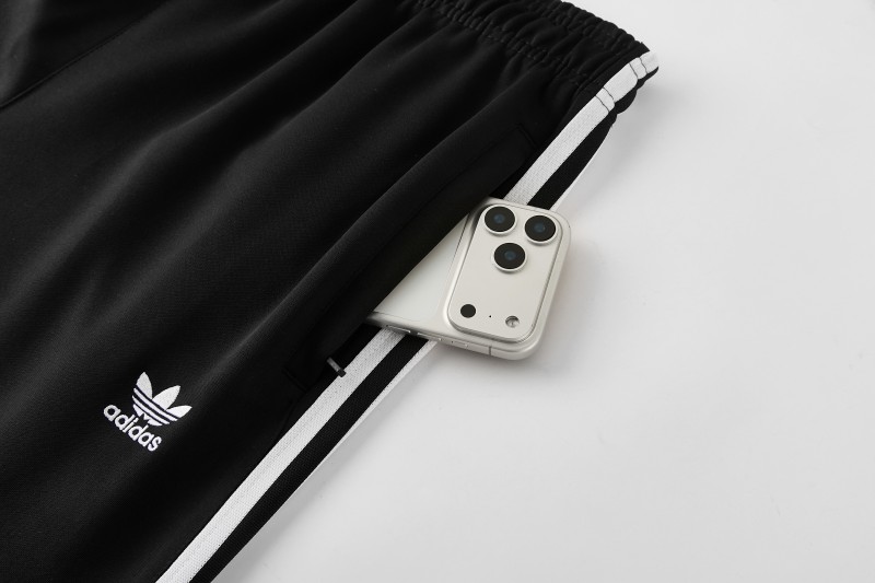 2026 Adidas Black Full Zipper Jacket + Long Pants