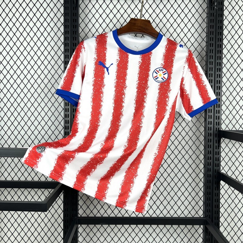 2026 Mens Paraguay World Cup Home Jersey