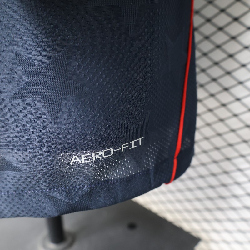 Player Version 2026 USA Navy Blue with All-Over Star Pattern Away Jersey