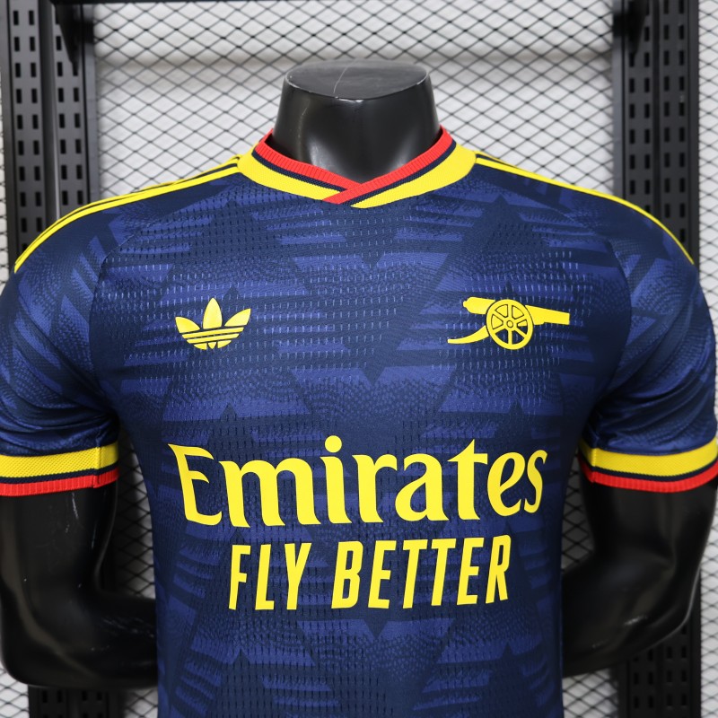 layer Version 26/27 Arsenal Navy Blue with Geometric Pattern Third Jersey