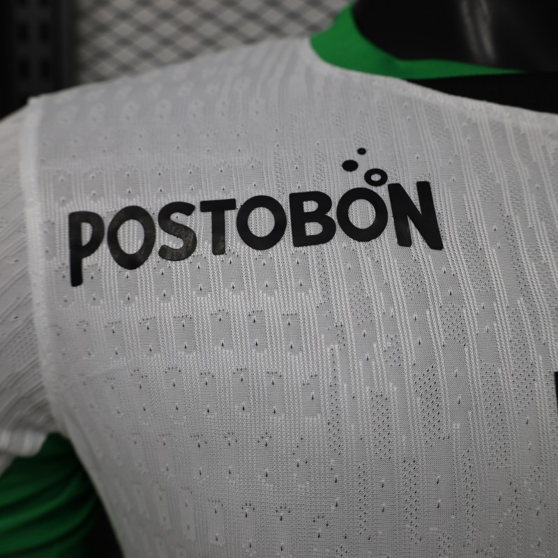 Player Version 26/27 Atlético Nacional White & Green Accent Away Jersey