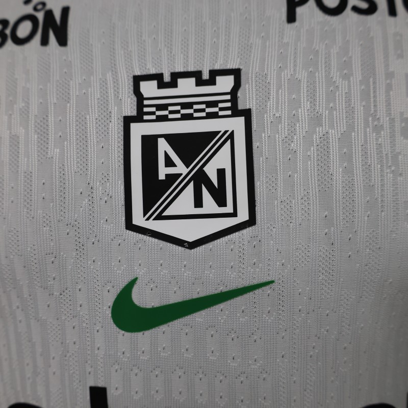 Player Version 26/27 Atlético Nacional White & Green Accent Away Jersey