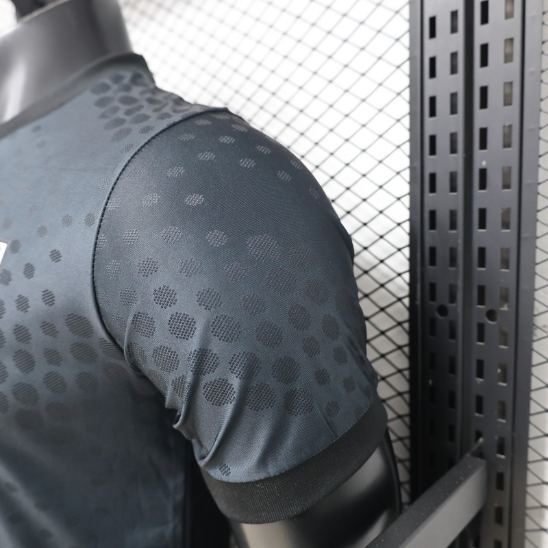 Player Version 2026 South Korea Dark Grey with Tonal Dot Allover Print Away Jersey