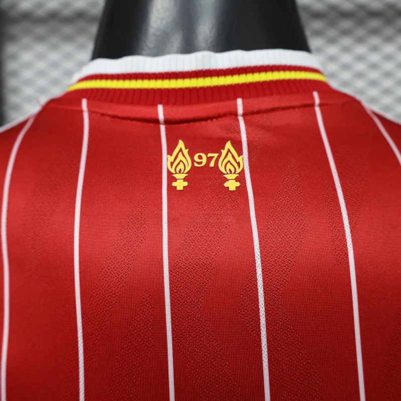 Player Version 26/27 Liverpool Red with White Pinstripe Home Jersey