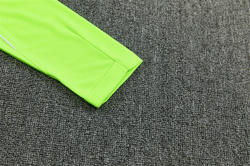 26/27 Atlético Madrid Third Fluorescent Green Half Zipper Jacket Tracksuit + Long Pants