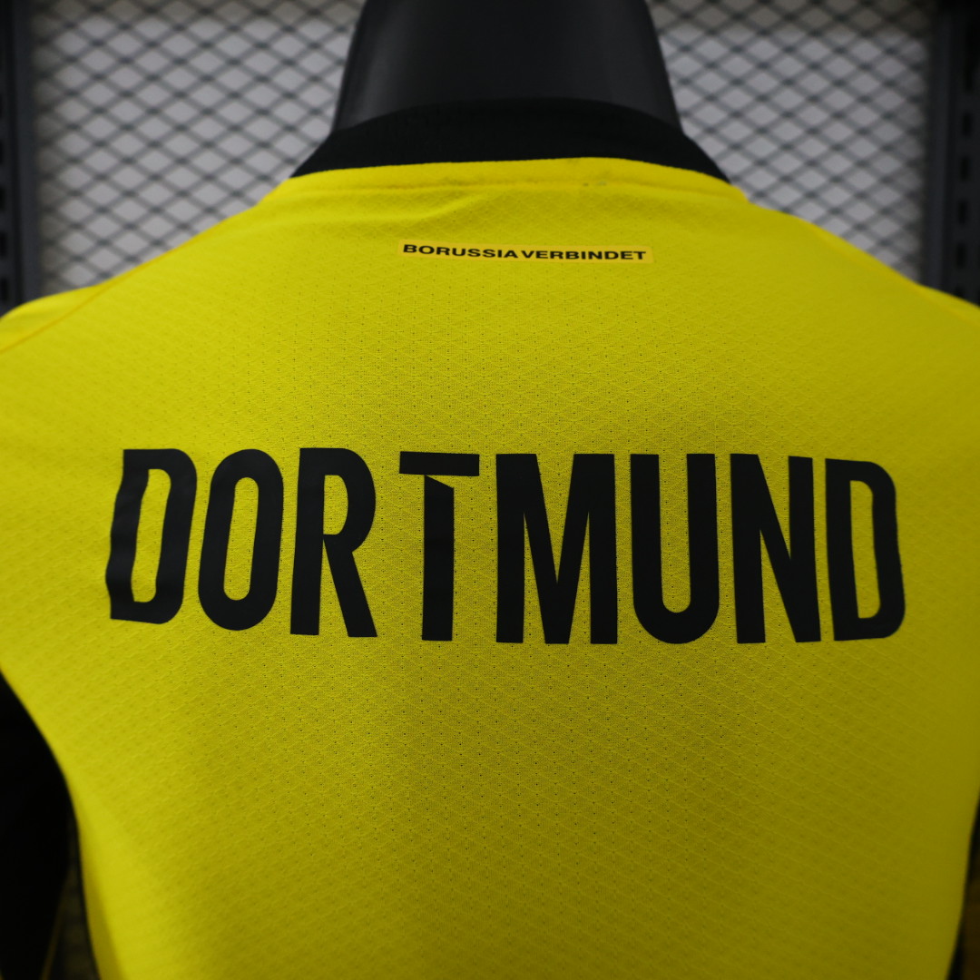 Player Version 26/27  Borussia Dortmund Yellow Home Long Sleeve Jersey