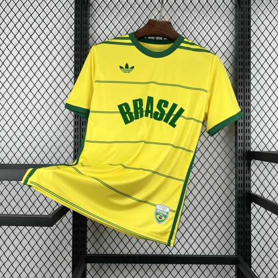 1984 Retro Brazil Home Jersey