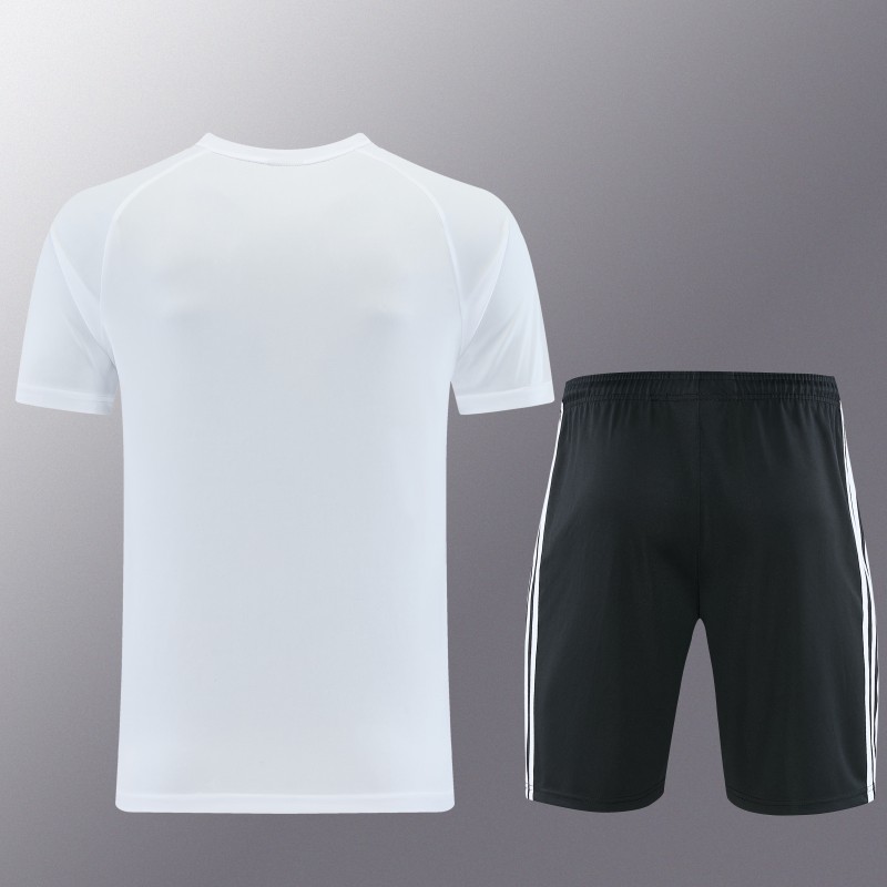 26/27 Adidas AD15 White Short Sleeve+Soccer Shorts