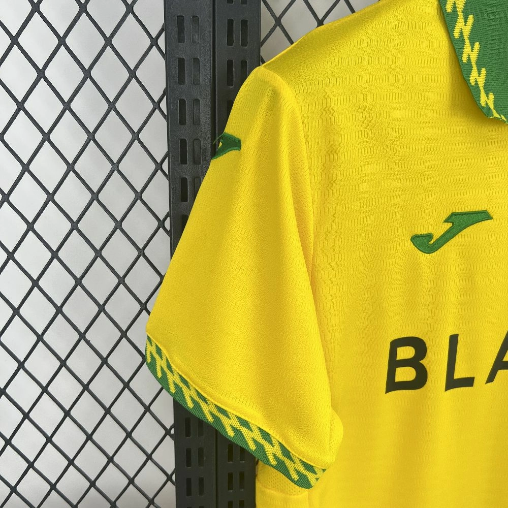 2025/26 Norwich City FC Home Jersey