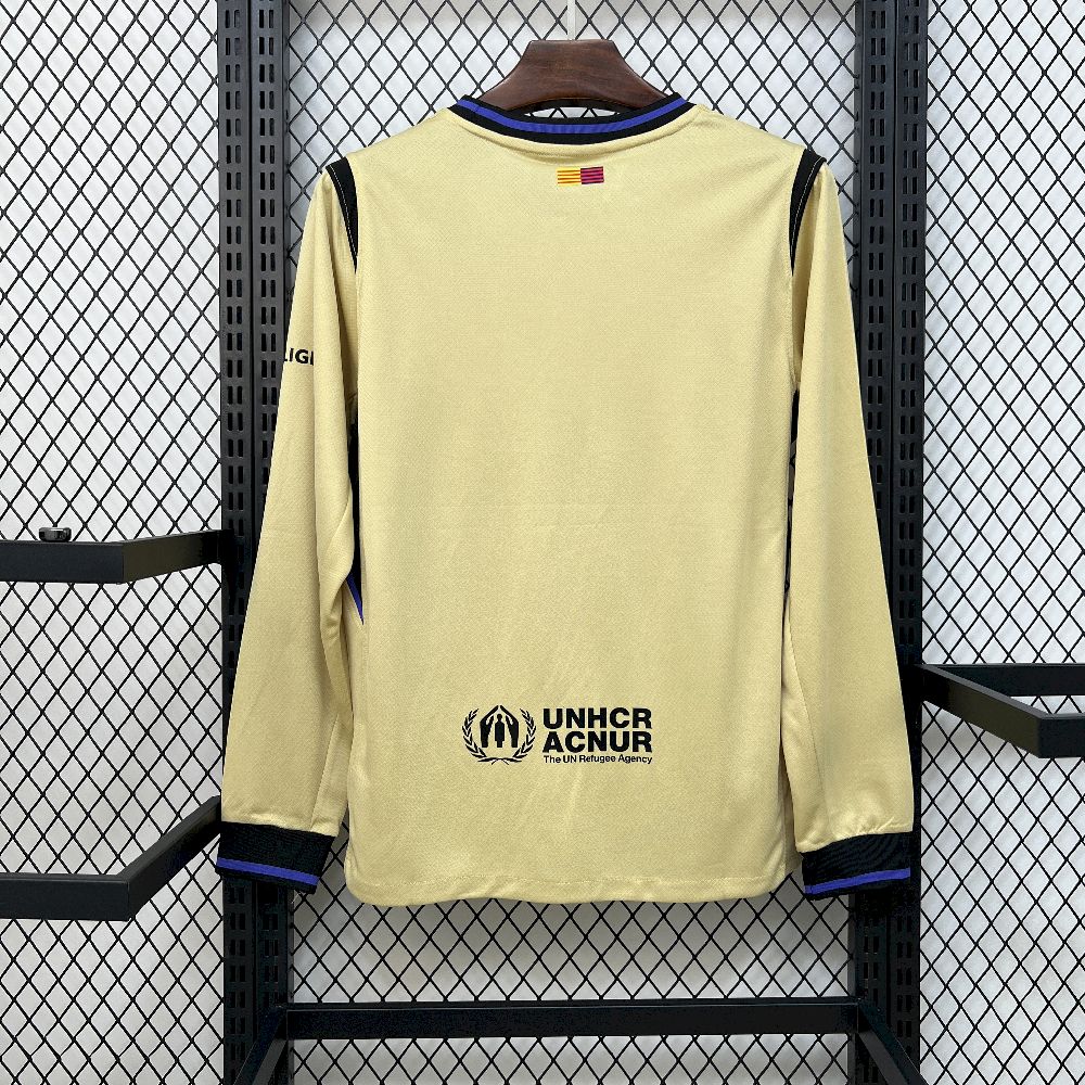 2025/26 Mens Barcelona Away Long Sleeve Jersey