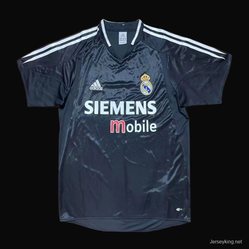 Retro 04/05 Real Madrid Third Black Jersey