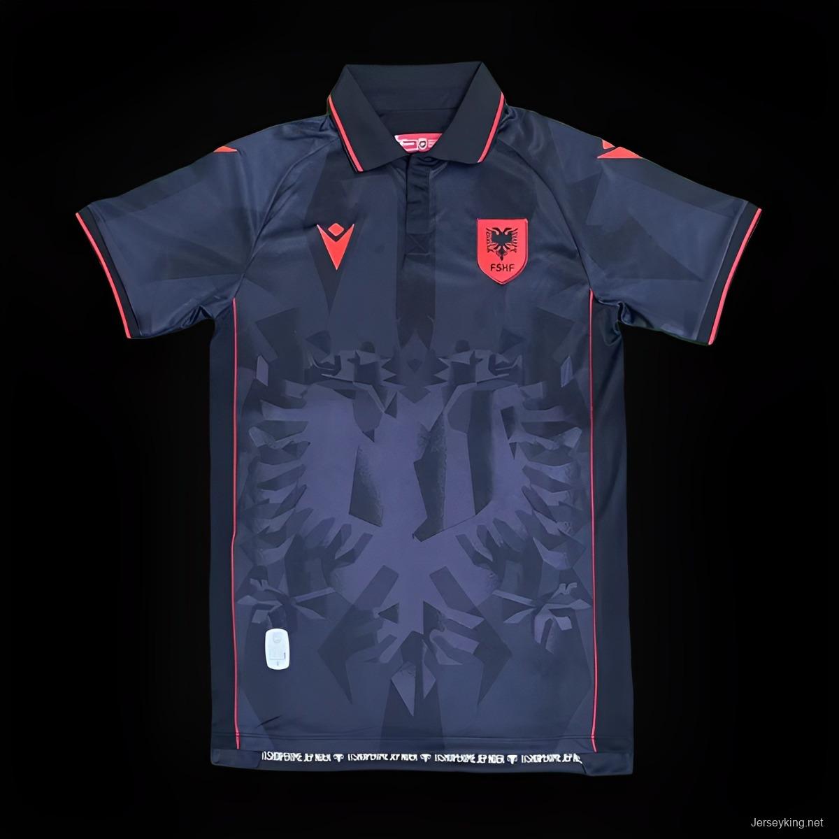 2023 Albania Away Black Jersey