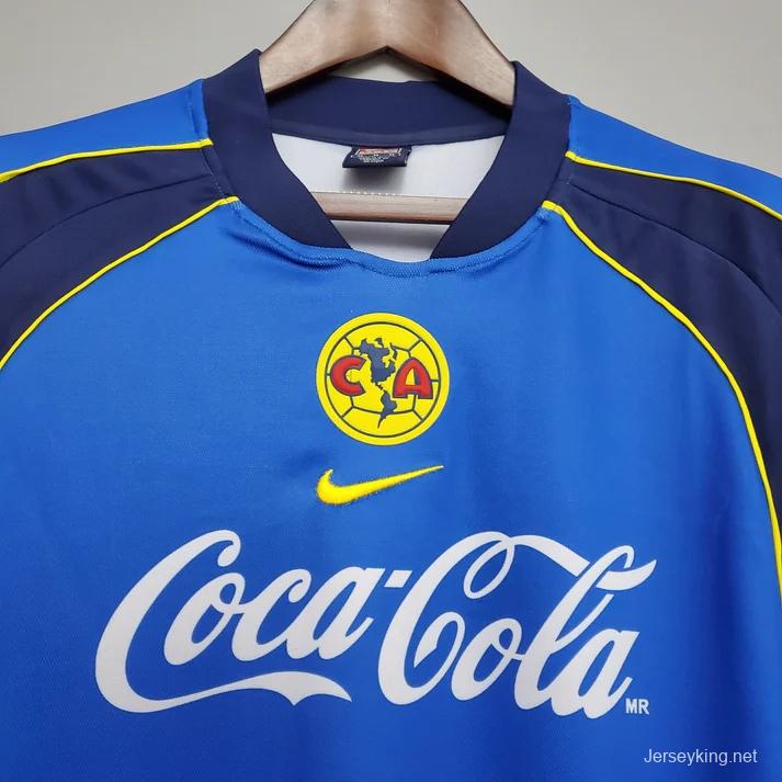 Retro 01/02 Club America Away Blue Jersey