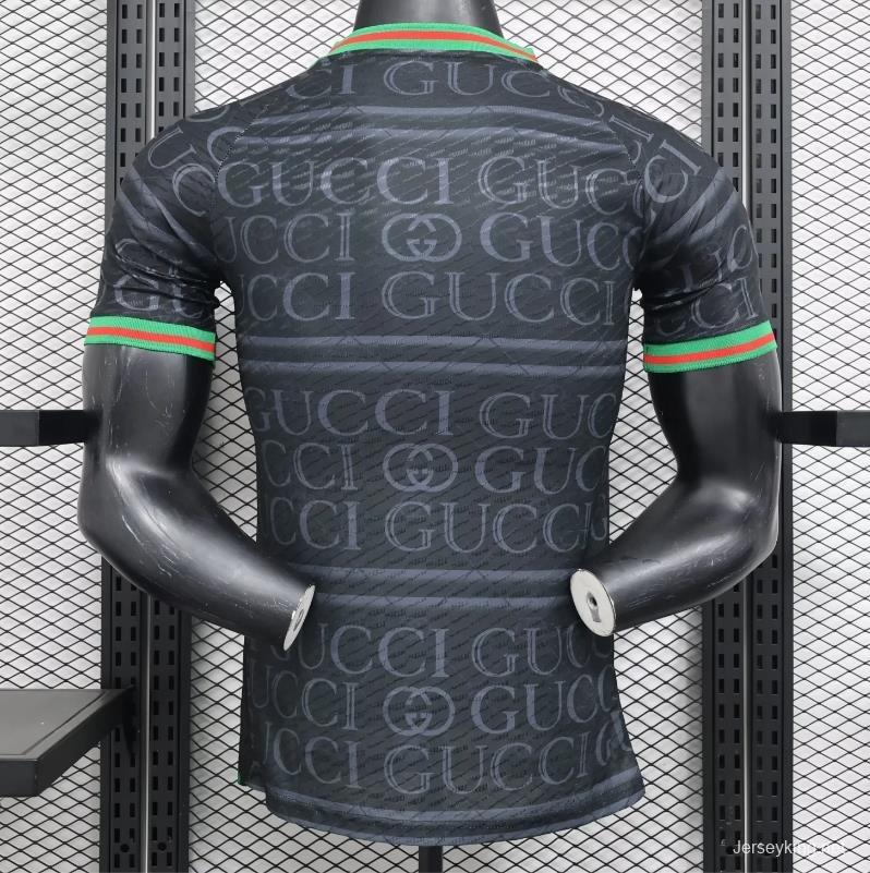 Player Version 24/25 Real Madrid x GUCCI Black Special Jersey