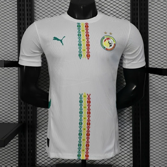 2026 Player Version Senegal Home White Double Stars Edition Jersey
