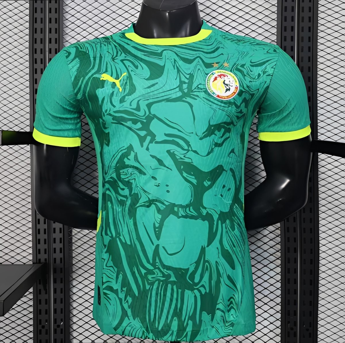 2026 Player Version Senegal Away Green Double Stars Edition Jersey