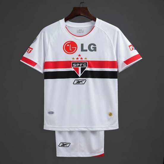 Retro 07/08 Kids Sao Paulo Home Jersey