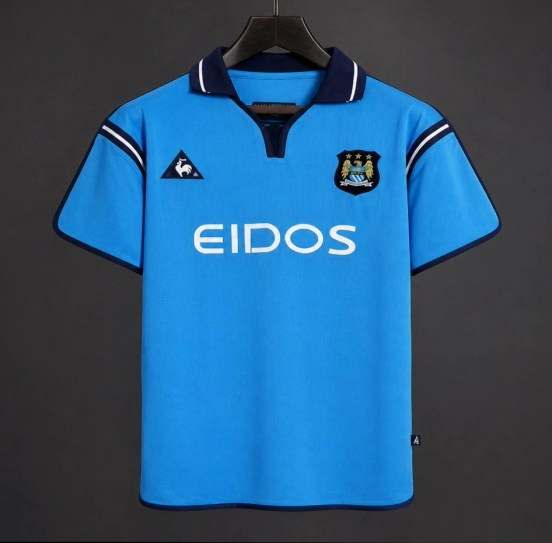 Retro 01/02 Manchester City Home Jersey