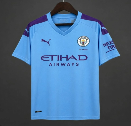 19/20 Retro Manchester City Home Jersey