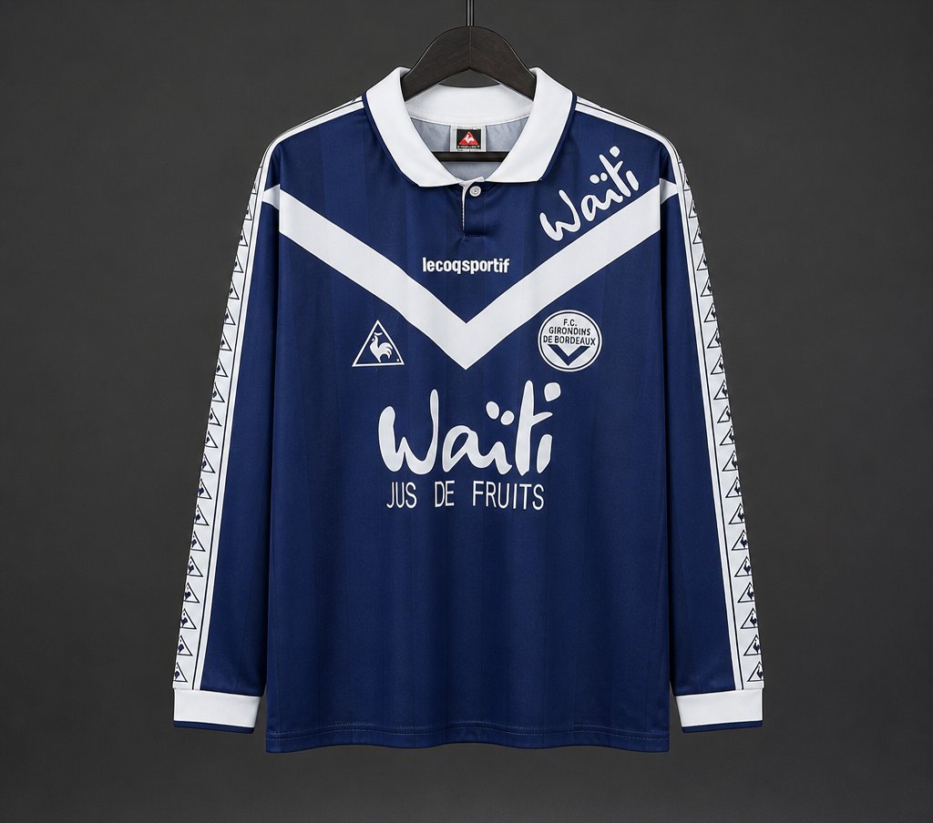 Retro 96/97 Girondins de Bordeaux Home Long Sleeve Jersey