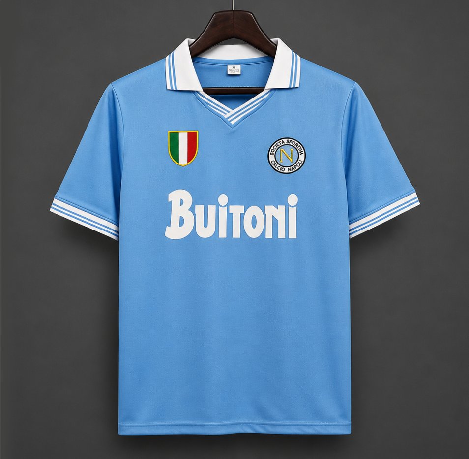 Retro Napoli 86/87 home Soccer Jersey
