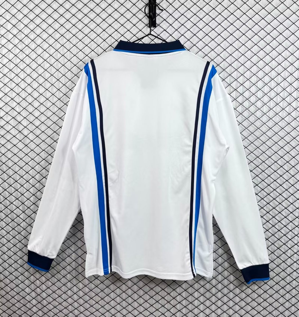 Retro 97/98 Napoli Away White Long Sleeve Jersey