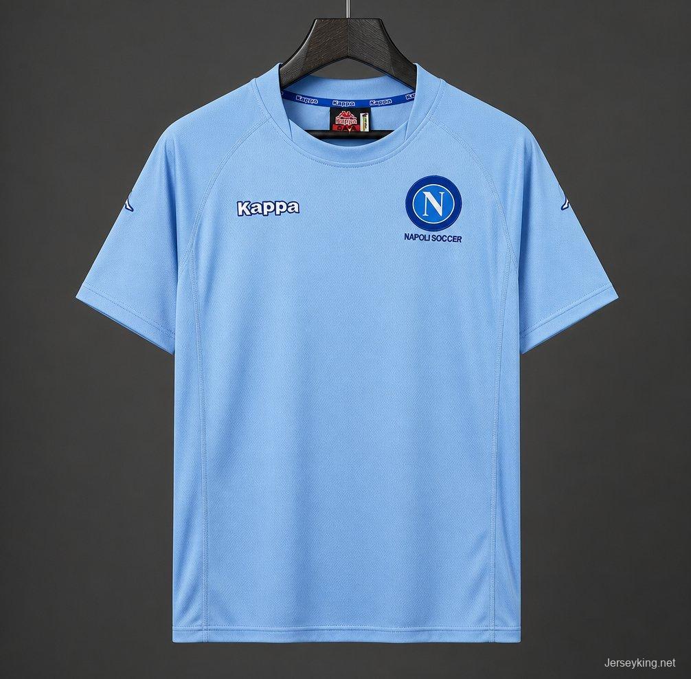 Retro 04/05 Napoli Home Sky Blue Jersey