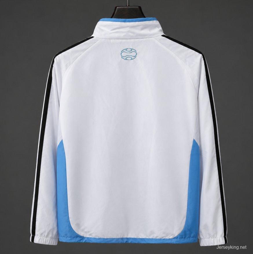 2026 Argentina Light Blue & White Windbreaker Jacket
