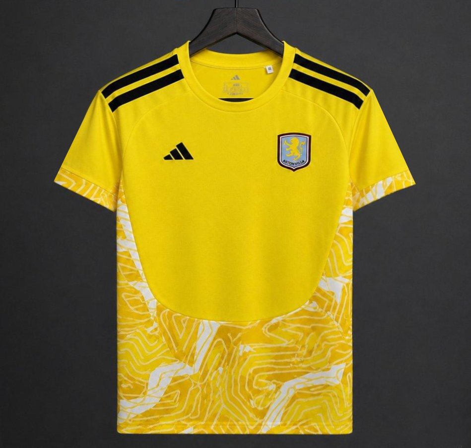 26/27 Mens Aston Villa Goalkeeper Yellow Jersey