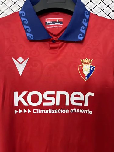 26/27 CA Osa home Red  jersey