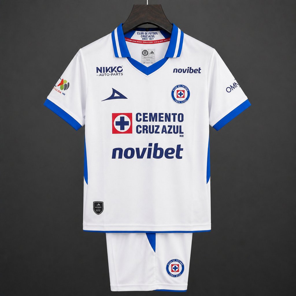 26/27 Kids  Cruz Azul Away Jersey