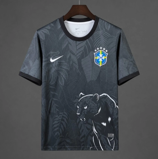 2026 Brazil Black Jaguar Special Jersey